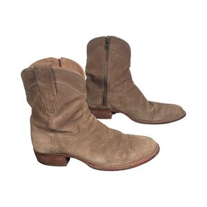 Tecovas Men's Duke Tan Suede Boots